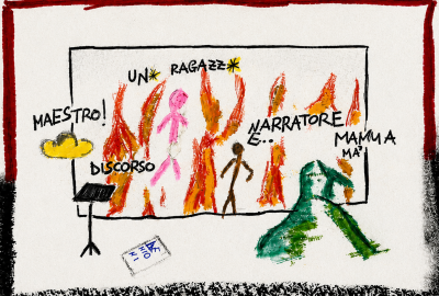 Foto ritratto drammatico di Domenico Ingenito